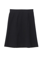 ジャージ切り替えフレアースカート/ベージュ系(052)