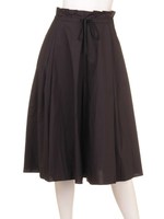 ストレッチタイプライターキュロットPT/ブラック