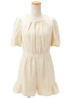 ツイードコンビネゾン/オフホワイト