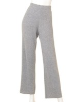 リブニットパンツ/GRN