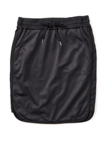MESH REVESIBLE SKIRT/WHITE