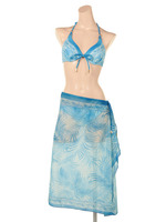 【Pinky&Dianne】エスニックリーフ/ブルー