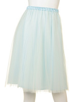 【美人百花6月号掲載】チュールスカート/ブルー