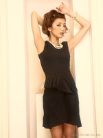 タイトワンピドレス/ネイビー