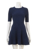 フィット＆フレアニットワンピース/IVR