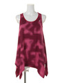 MULTI BORDER TUNIC TANK【VOLCOM】/RED