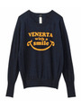 VENERTA knitwear ロゴスマイルニット/ネイビー(093)