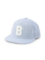 シアサッカーベースボールキャップ/ネイビー(093)