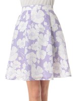 フラワーラッセルレーススカート/ブルー