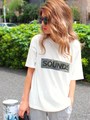【chille anap】迷彩BOXロゴTシャツ/WH