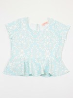 【Chille anap】柄ペプラムTOP/BL