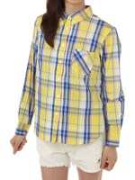 RCWB チェック シャツ/柄YEL