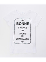 カスレスクエアロゴTシャツ/サックス(090)