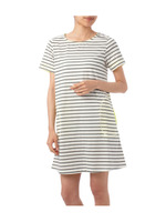 ネオンカラーボーダーワンピース/グレー(012)