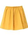 ベルト付グログランフレアースカート/イエロー系(032)