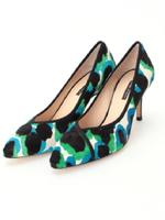 Daniele Ancarani プリントパンプス/ブルー(192)