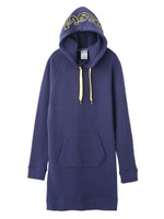 LOGO SWEAT HOODIE DRESS/BURGUNDY