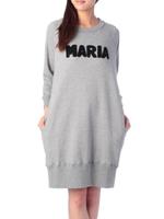 SILASMARIA パイルロゴワンピース/ライトグレー(911)