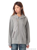 SZ裏毛ライダースパーカ/ブラック