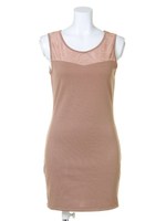 【LATINA】シースルーキリカエワンピース/BEG