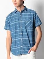 インディゴチェックシャツ/ブルー(292)