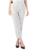 ストライプタックテーパードパンツ/ホワイト(302)