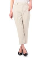 ストレッチクロップドパンツ/ベージュ(052)