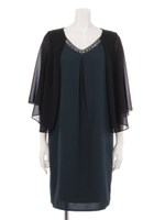 ビジュー付コンビドレス/Beige