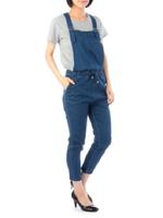 ライトデニムサロペット/ホワイト(001)