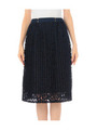 総レースプリーツスカート/ネイビー系(493)