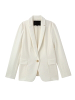 [L]ストレッチテーラードジャケット/ブルー(092)