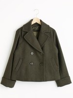 ショートPジャケット/グレー