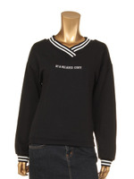 ライン入り裏毛TOPS/GRY