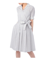 ラスティングストライプワンピース/ブルー(392)