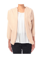 カシミア混フーデットカーディガン/ベージュ系(051)