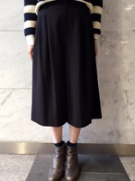 タックガウチョパンツ/ネイビー柄