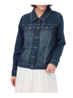 デニムジャージジャケット/ライトブルー(691)