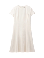 ハイウエストフレアワンピース/ホワイト(001)