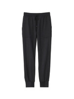 ピンストライプイージーパンツ/チャコールグレー(314)