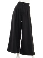 ワイドパンツ/ブラック