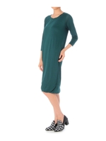 裾バルーンカットワンピース/ブルー系(094)