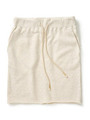 SWEAT SKIRT/WHITE