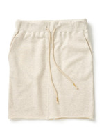 SWEAT SKIRT/WHITE