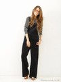 【KiiRA】 CORDUROY SALOPETTE/BLK