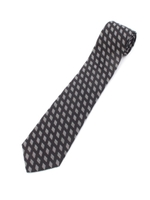 カネパ 小紋柄ネクタイ/ブラック(119)