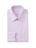 ドビーストライプアルビニシャツ/ライトブルー(091)