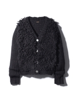 ループカーディガンニット/ブラック(019)