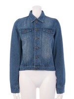 コンパクトデニムジャケット/BLUE