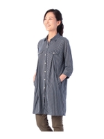 シワになりにくいチュニックワンピース/カーキ(327)