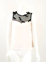 ジョーゼットチュールブラウス/PK